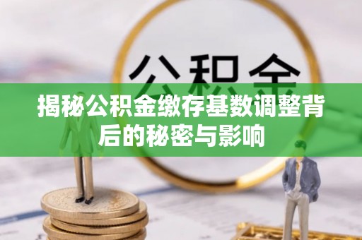 广河揭秘公积金缴存基数调整背后的秘密与影响