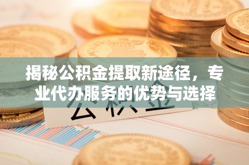 广河揭秘公积金提取新途径，专业代办服务的优势与选择