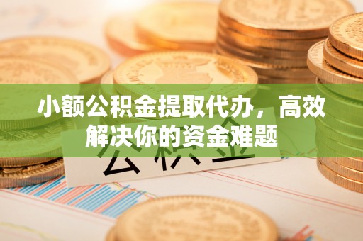 广河小额公积金提取代办，高效解决你的资金难题