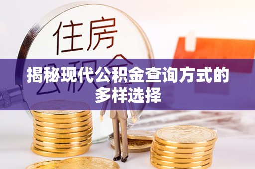广河揭秘现代公积金查询方式的多样选择